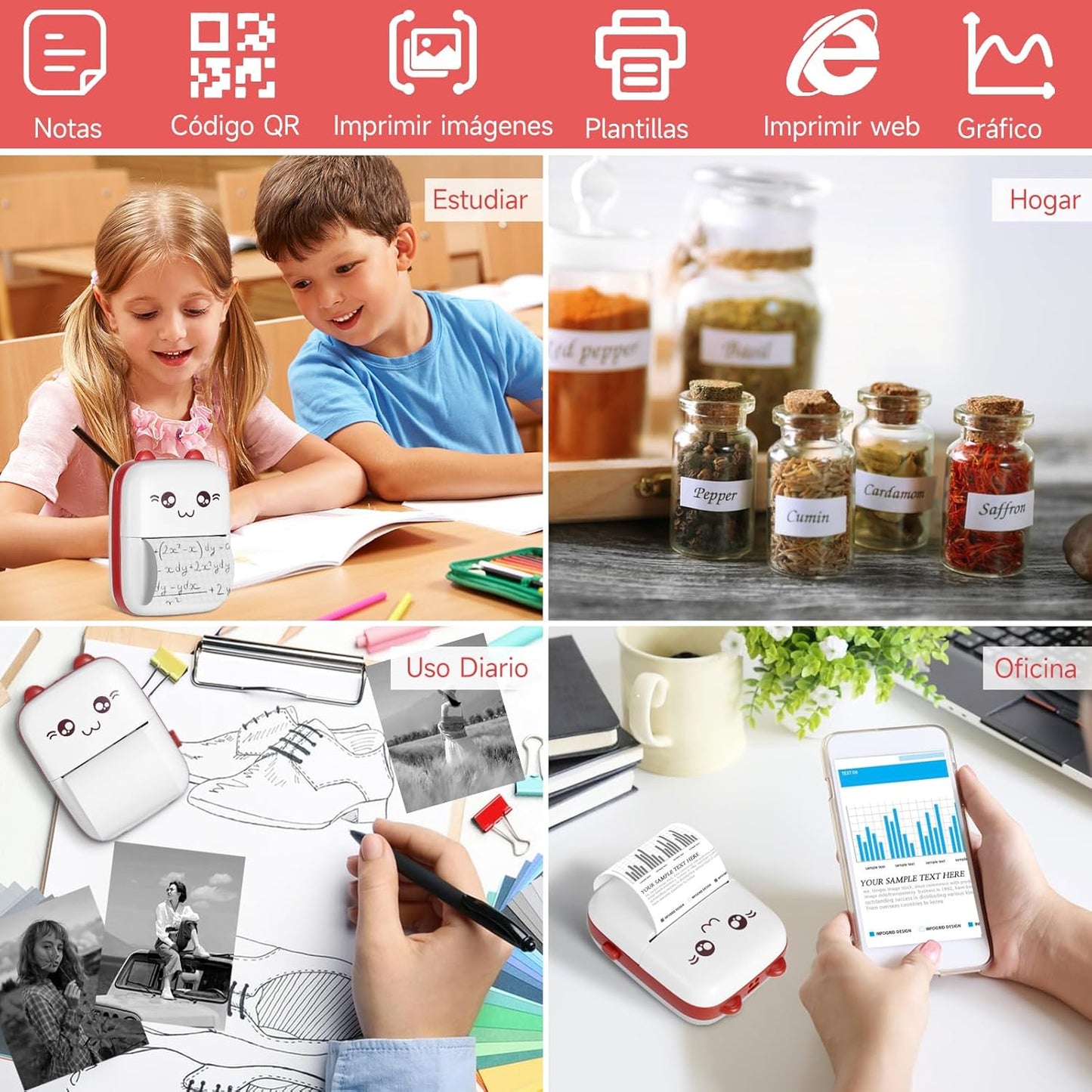 MINI IMPRESORA ALEGRE®